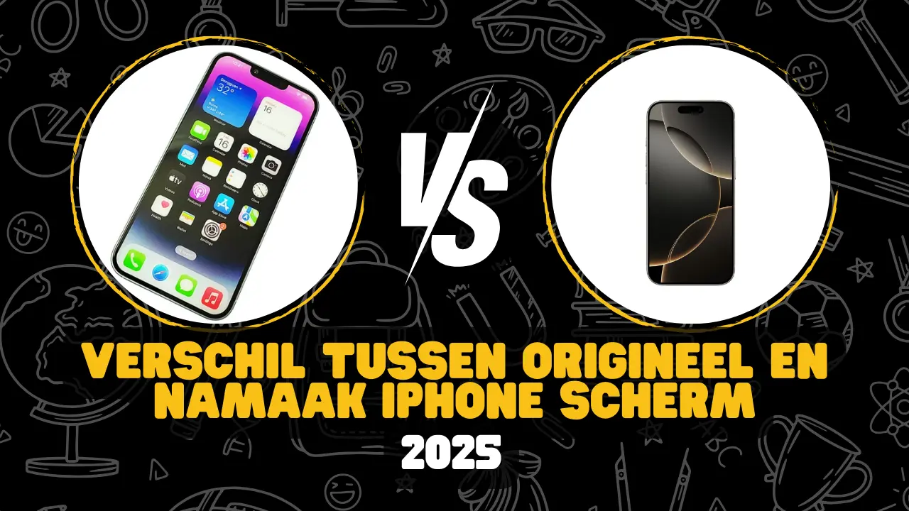 Wat is het verschil tussen een origineel en namaak iPhone scherm?