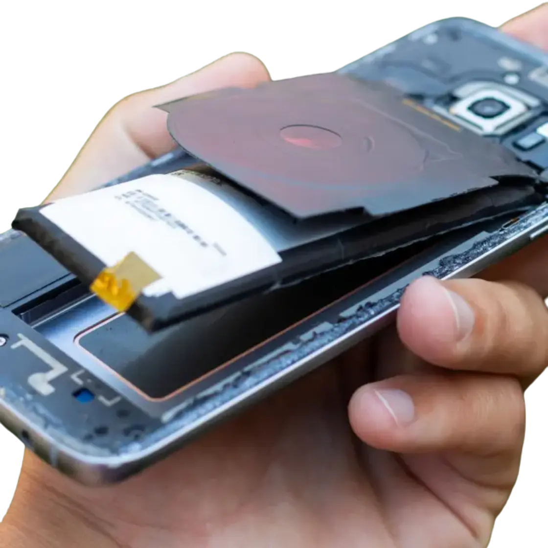 Opgezwollen Batterij