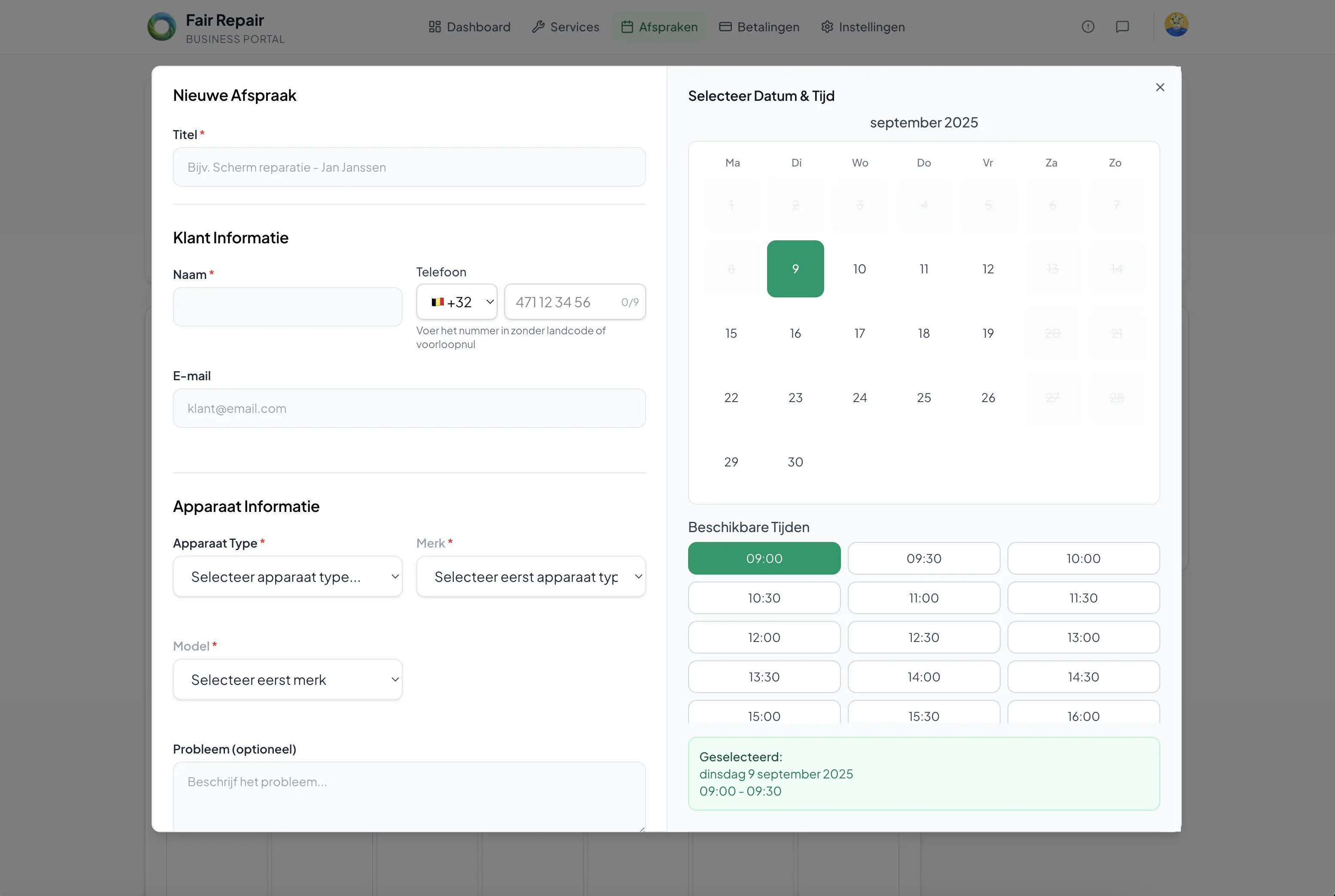 Ontvang online boekingen