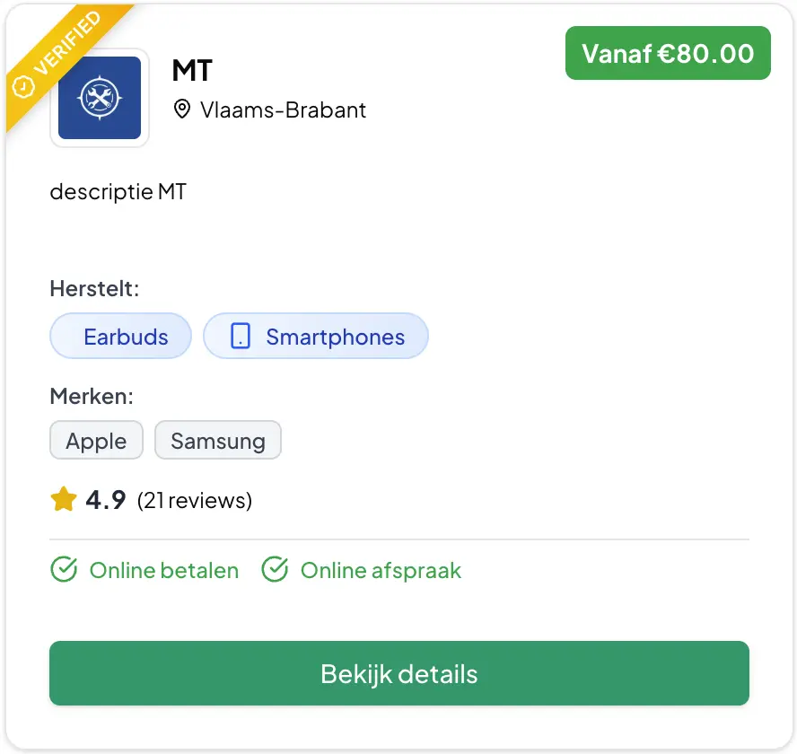 Ontvang Verified Badge