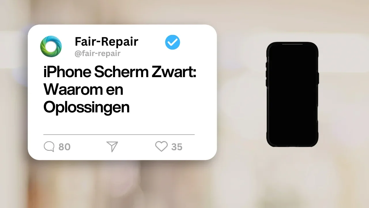 iPhone Scherm Zwart? Oorzaken & Oplossingen [2025 Gids]