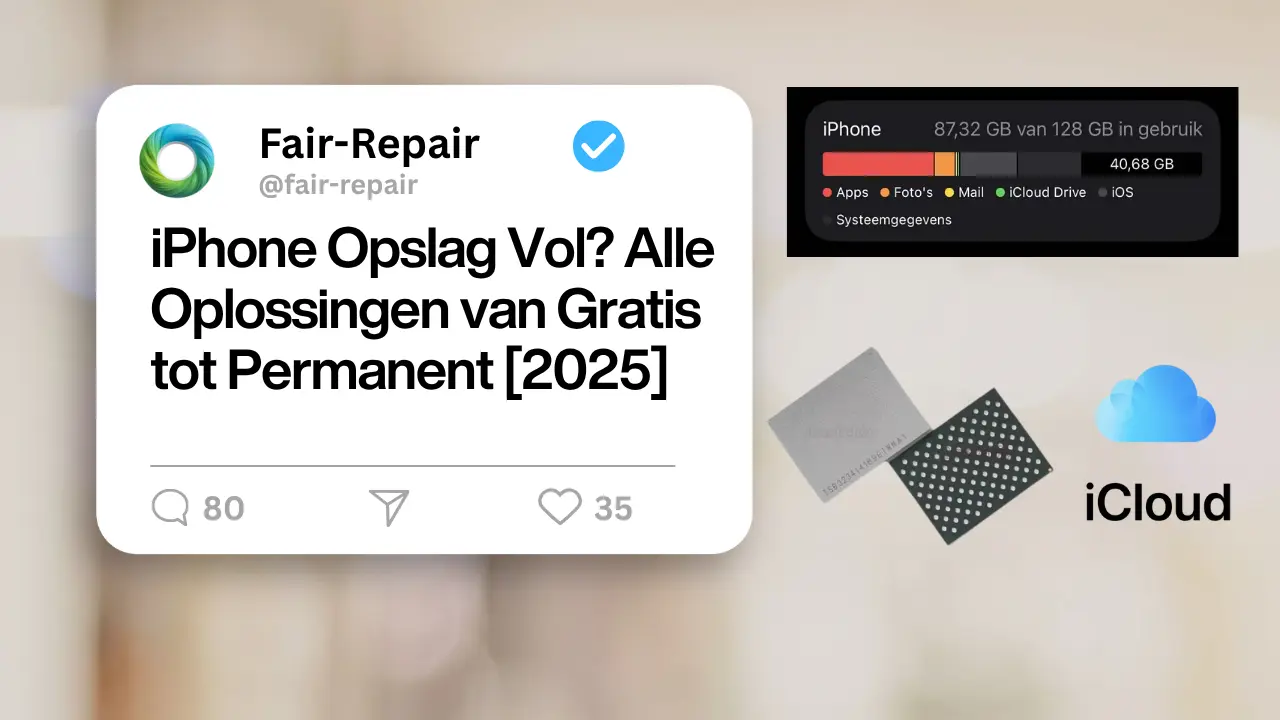 iPhone Opslag Vol? Complete Gids: Opruimen, iCloud en Alternatieven
