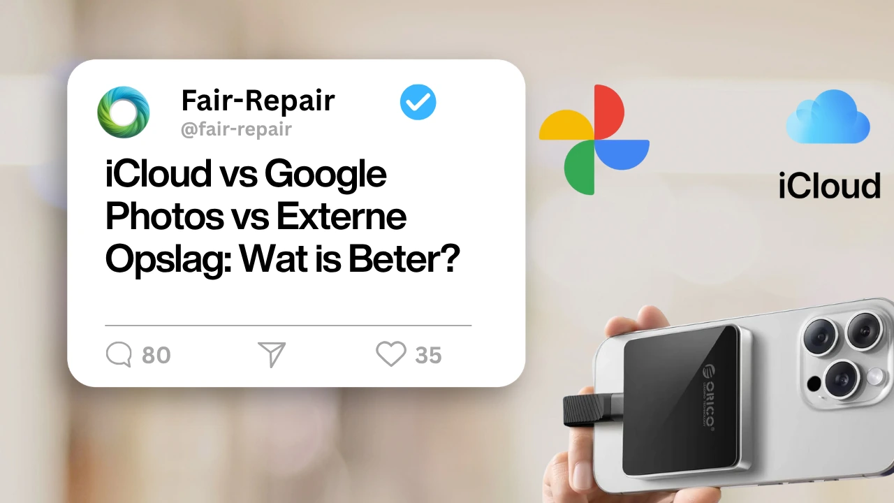 iCloud vs Google Photos vs Externe Opslag: Wat is Beter?